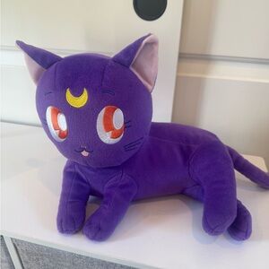 Sailor Moon Luna Cat Plush Purple  Cat Toy for Collectors